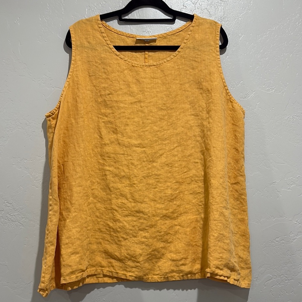 Bryn Walker Gold Boxy Sleeveless Tank